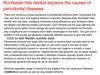 Rochester hills dentist explains the causes of periodontal diseases