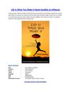 Life Is What You Make It Book Availble at Infibeam