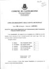 Approvazione regolamento per il funzionamento della Commissione Comunale Pubblici Spettacoli