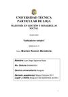 Indicadores Sociales Cañar Azogues 