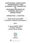 ADAPTACIONES CURRICULARES METODOLÓGICAS PARA ALUMNADO CON DIAGNÓSTICO DE TRASTORNO POR DÉFICIT DE ATENCIÓN CON O...