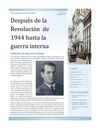Despues de la Revolución de 1944 hasta la Guerra interna