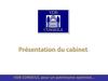 Présentation du Cabinet VDB CONSEILS