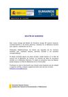 Boletín de Sumarios nº 31 de la Biblioteca de Cultura