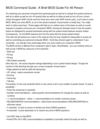BIOS Command Guide _ A Brief BIOS Guide For All Person S