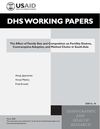 The Effect of Family Size and Composition on Fertility Desires, Contraceptive Advotion, and Method Choice in South Asia