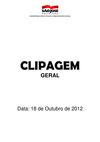 Clipagem Geral 18/10/2012