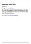 Raleigh Water Damage Repair