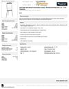 Quartet 67E Graphite Standard Presentation Easel Whiteboard - 2.2x3 Data Sheet