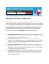 Save energy with CFL & Lighting Tips
