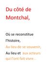 Du côté de Montchal...