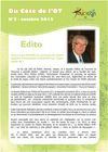Lettre d'info n°3 - Octobre 2012