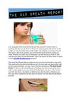 bad breath cures - what causes bad breath - causes of bad breath