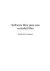 Software libre para una sociedad libre