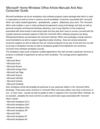 'Microsoft' Home Windows Office Article Manuals And Also Consumer Guide S