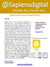 @Sapiensdigital, E-boletin, No. 4, Aplicaciones para Google Drive