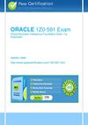 Free ORACLE 1Z0-591 exam Question| Passcertification.com