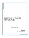 curso de elaboración de manuales administrativos