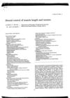 Book-Neural control of muscle length and tension