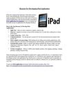 Reasons For Developing iPad Application