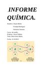 Informe experimental sobre Reacciones Redox