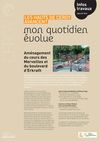 Aménagement du cours des Merveilles et du boulevard d'Erkrath (juillet 2012 - Quartier Hauts-de-Cergy)