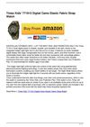Timex Kids’ T71912 Digital Camo Elastic Fabric Strap Watch