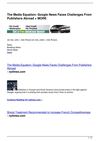The Media Equation: Google News Faces Challenges From Publishers Abroad + MORE