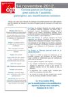 Tract CGT 14 novembre 2012 en Charente Maritime