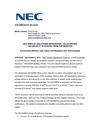 NEC DISPLAY SOLUTIONS INTRODUCES VALUE-DRIVEN LED-BACKLIT ACCUSYNC DESKTOP MONITOR