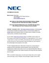  NEC DISPLAY SOLUTIONS UPDATES NC900C DIGITAL CINEMA PROJECTOR FOR THEATERS WITH SMALL SCREENS 