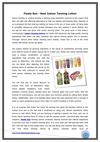 Fiesta Sun - Best Indoor Tanning Lotion