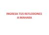 Ingresa a Mahara...Una forma sencilla de Navegar