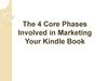 The 4 Core Phases Involved in Marketing Your Kindle Book
