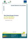 Plan Climat Energie du Puy-de-Dôme - Livre Vert : Etat des lieux au 9/11/2012