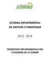 SCHEMA DEPARTEMENTAL DE GESTION CYNEGETIQUE 2012 - 2018