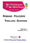 Nouveautés Romans policiers - novembre 2012 