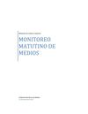 15-11-12 MONITOREO DE MEDIOS MATUTINOS DEL MINISTERIO DE CULTURA DEPORTES..