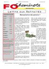 Lettre aux cheminots retraités