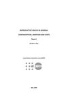 Reproductive Health in Georgia: Contraception, Abourtion and Costs