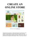 Create an Online Store