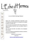 L'Echo d'Hermès n° 01 - Novembre 2008