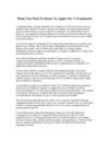 What You Need To Know To Apply For A Trademark
