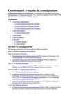 Communauté française de renseignement