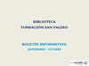 BOLETIN INFORMATIVO BIBLIOTECA