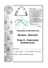 Cuaderno de Análisis Tema 2 Funciones elementales. Transformaciones