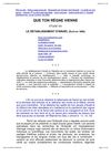 Le rétablissement d'Israël
