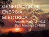 Generación de energía eléctrica 