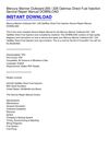 Mercury Mariner Outboard 200 _ 225 Optimax Direct Fuel Injection Service Repair Manual DOWNLOAD
