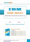 Free IBM BAS-012 Exam PDF | Examskey